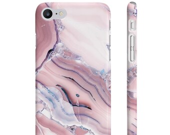 Light Pink Marble Phone Case, iPhone And Samsung Case, Blush Pink Case, Marble Phone Cover, Alternative Phone Case, Cute Phone Case