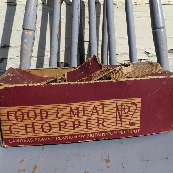 Antique Food Chopper Etsy