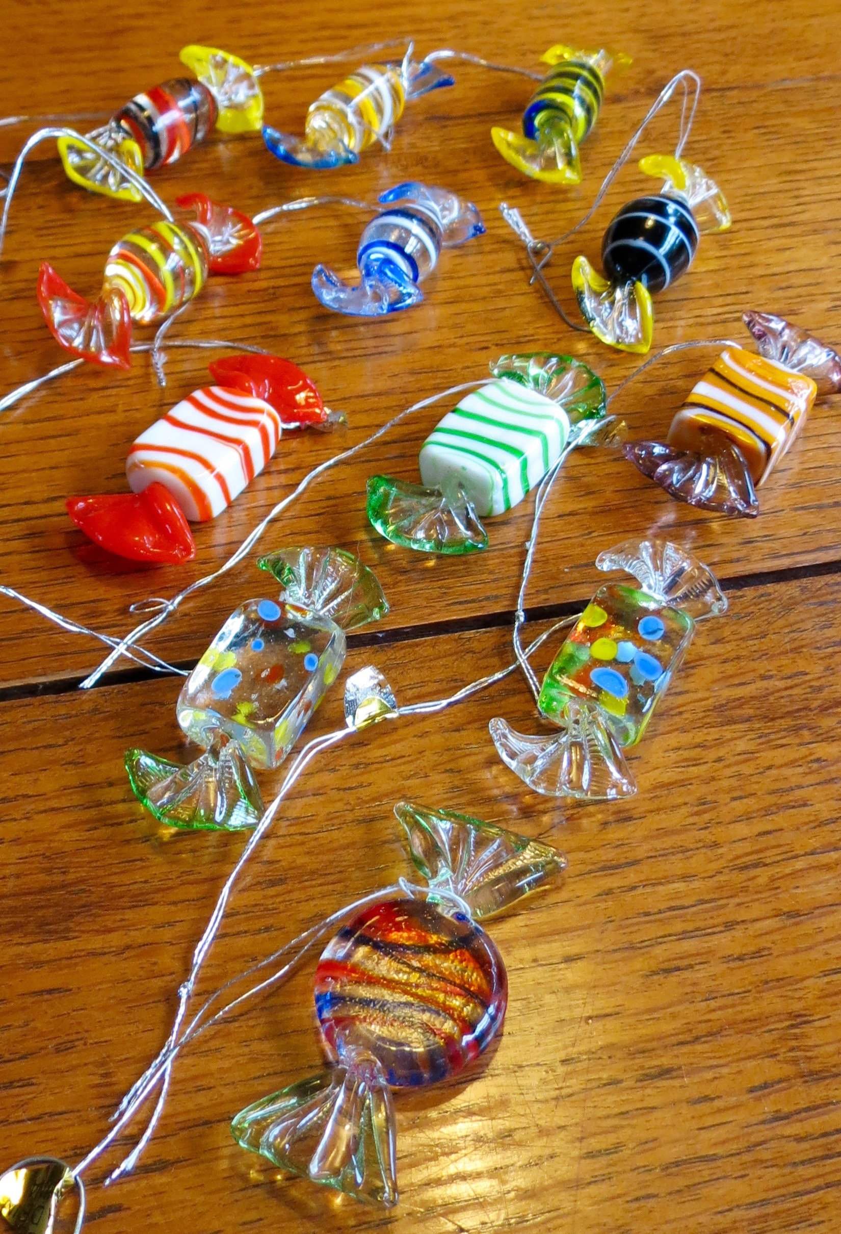 Vintage Blown Glass Candy Ornaments CHOOSE FROM 12 Designs Etsy