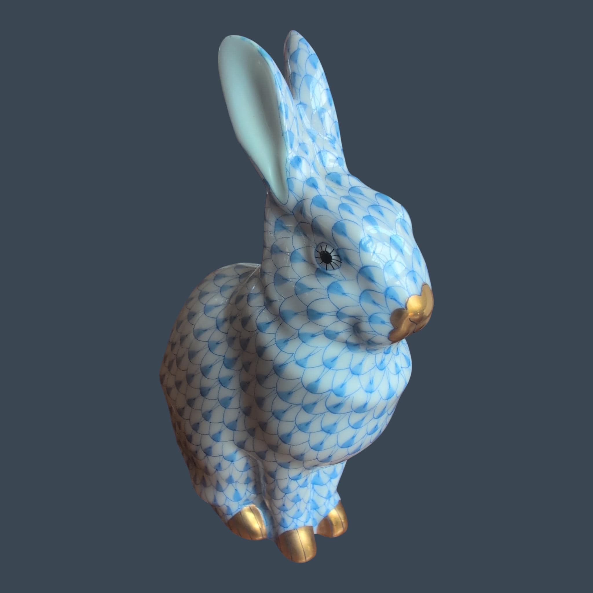 ヘレンド社製可愛いウサギの陶器置物 Herend rabbit - Etsy 日本
