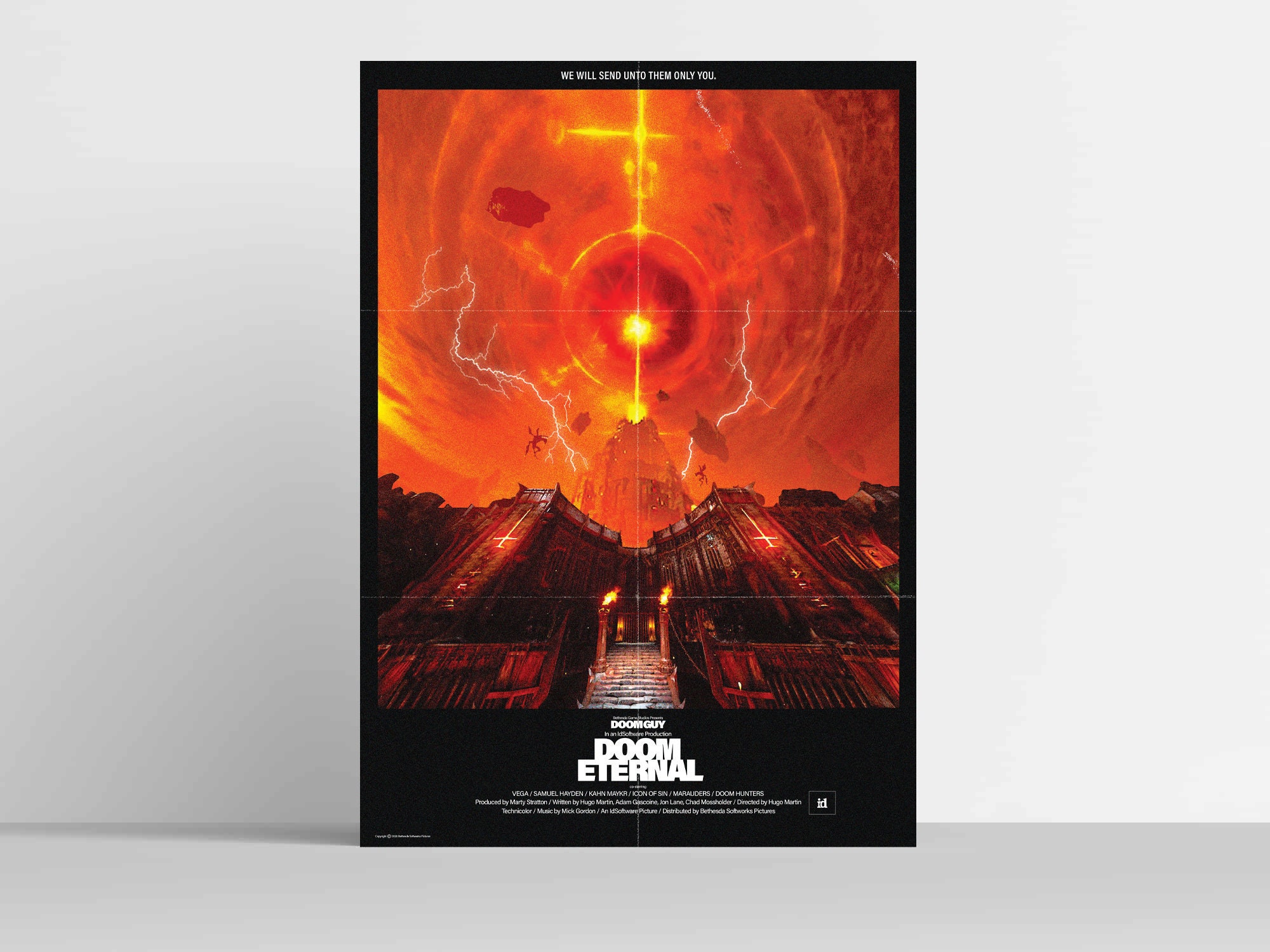 Doom Eternal 2020 & Doom 2016 Posters Video GameA5 A4 A3 