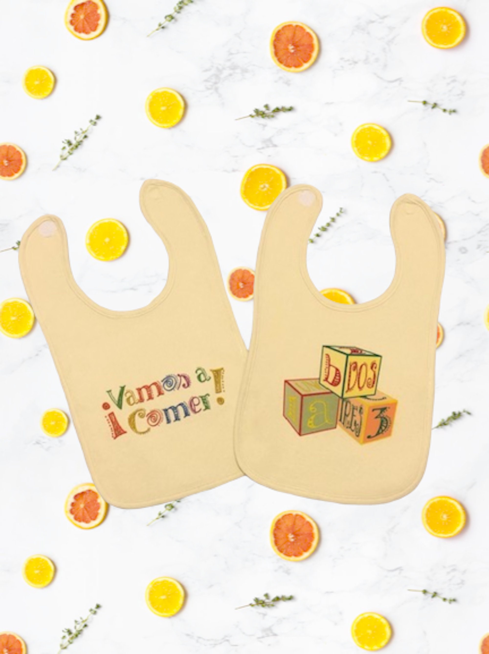 Spanish Baby Bib Set diversity mexican bibs diversity Etsy