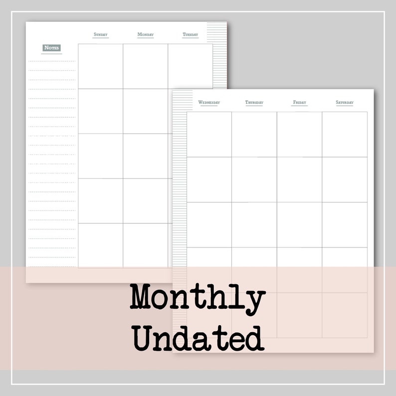 Layout Pack for the Happy Planner® - Size: Big (8.5x11) - PDF Printable