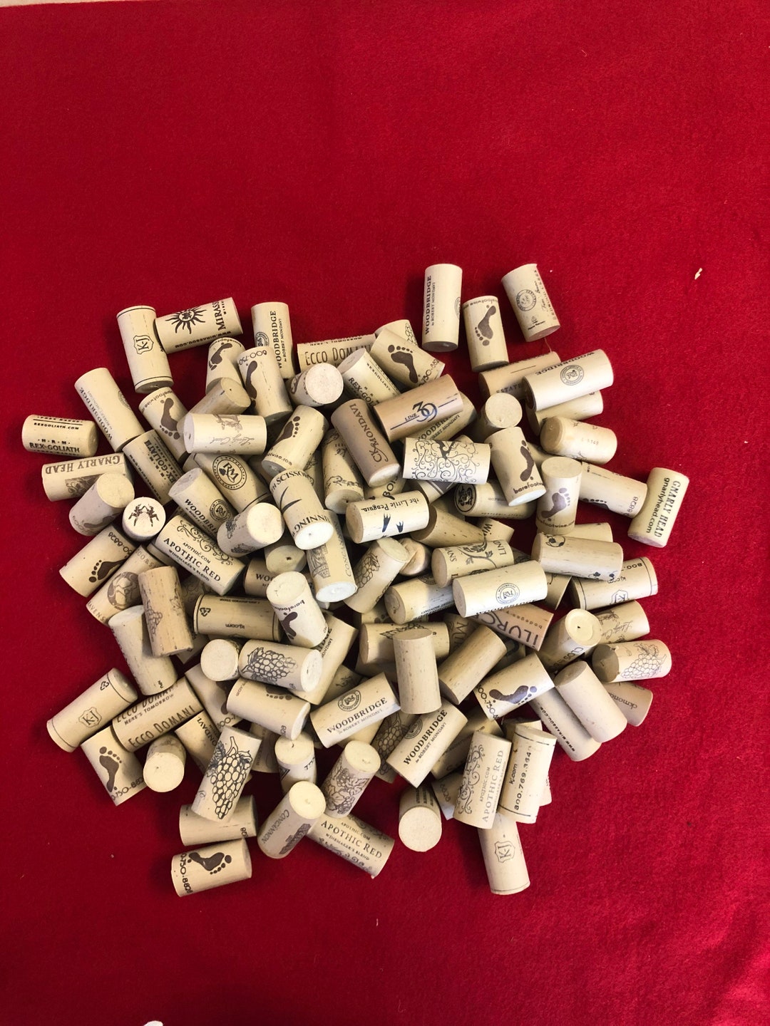 100 USED SYNTHETIC CORKS Etsy