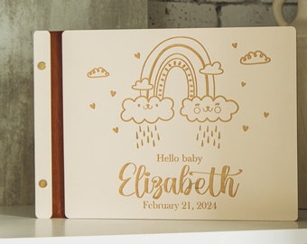 Baby Shower Hostess Danke Geschenk, Baby Gästebuch Alternative, Polaroid Baby Fotoalbum Geschenk, 1. Geburtstag Geschenk für ein Mädchen & einen Jungen