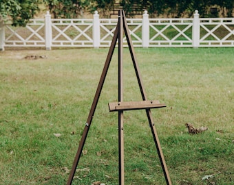 Wooden Wedding Easel: Rustic Welcome Sign Display