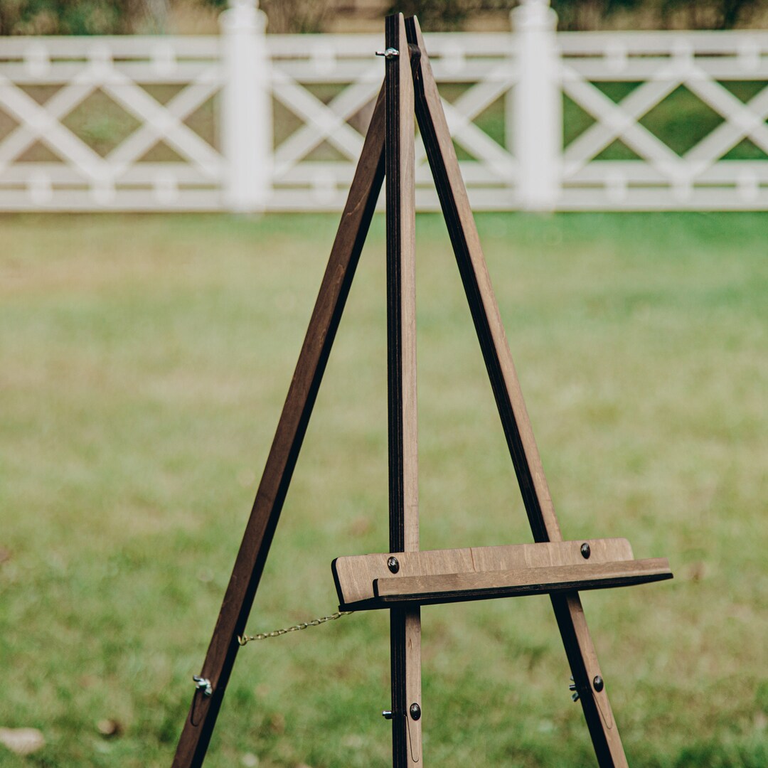Rustic Wood Display Easel Stand: Wedding Welcome Sign, Photo Display - Etsy