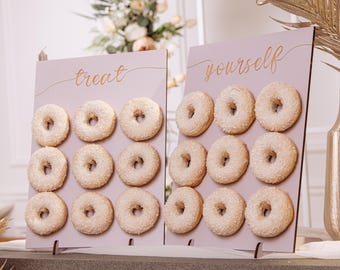 Personalized Donut Wall Stand, Wedding & Birthday Dessert Display, Custom Party Decor