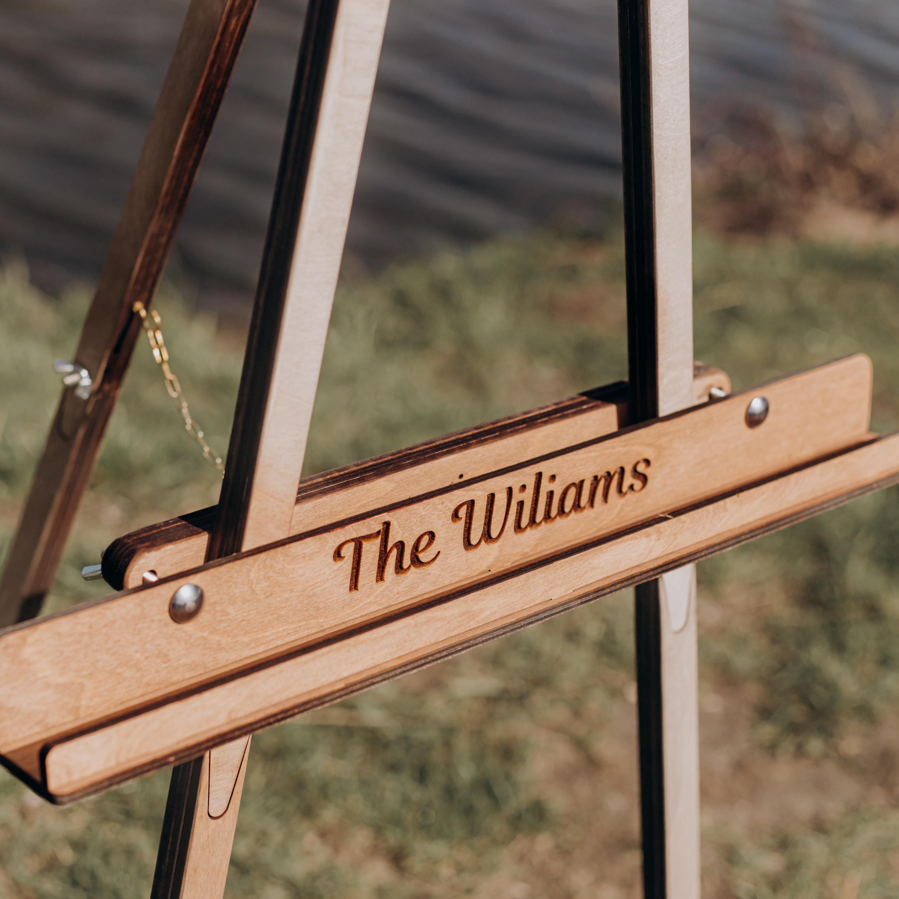 Large Sign Display Rustic Wood Easel: Large Sign Display Stand for Boho Wedding - Etsy ...