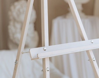 Wooden Easel Stand: Wedding Decor, Photo Display, Art Gift