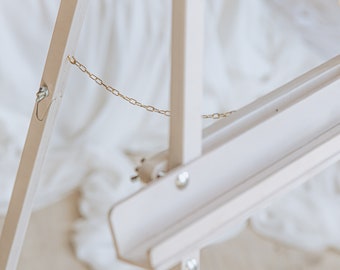 Personalized Wooden Easel Stand: Wedding Welcome Sign, Artist Display