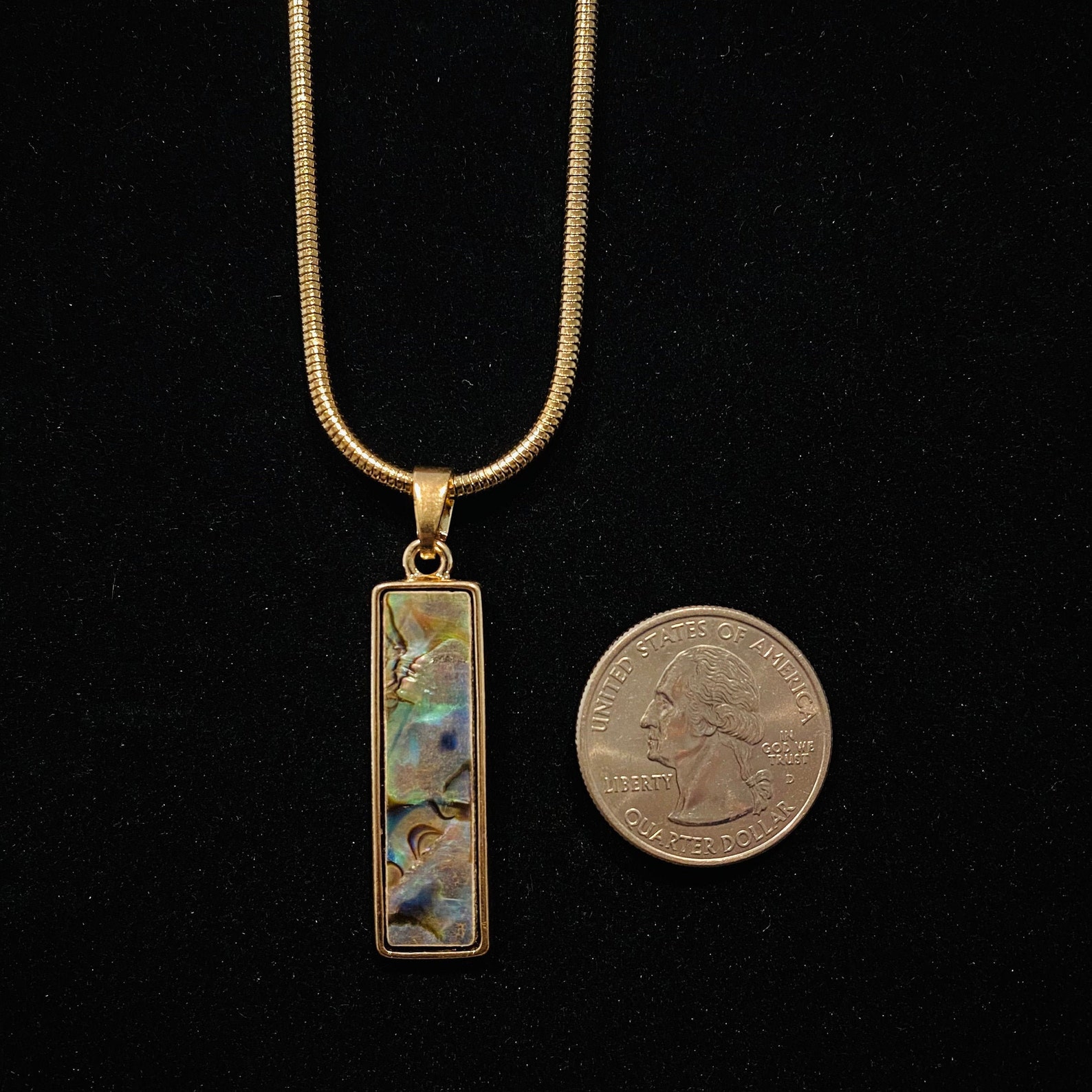 Abalone Shell Necklace Etsy