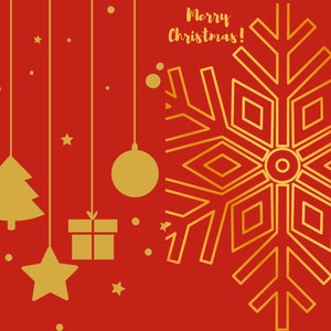 Cartoline di Buon Natale 11x7 pollici Cartoline stampabili