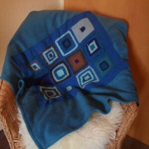 Patchworkhäkeldecke bild 1