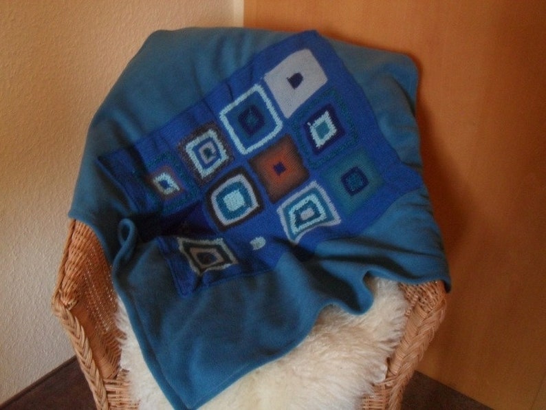 Patchworkhäkeldecke bild 1