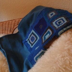 Patchworkhäkeldecke bild 2