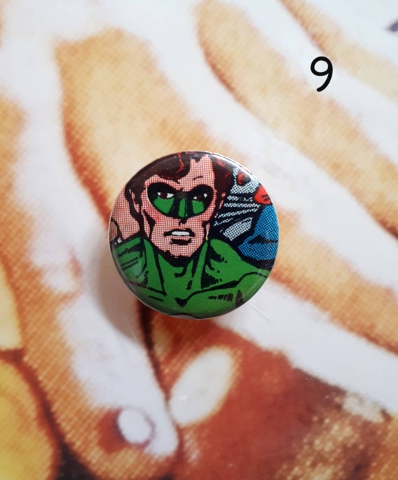 25mm Button Badge Original Comic Book Art Superhe… - image 2