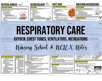 Respiratory Care Modalities and medications