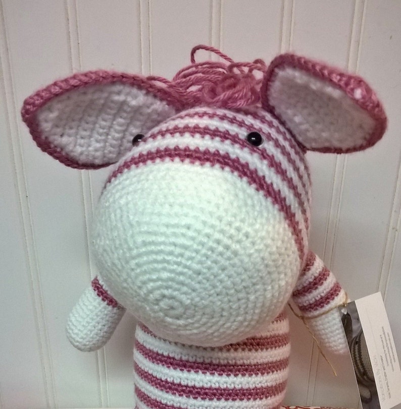 pink zebra toy