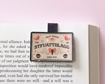 STFUATTDLAGG Bookmark, Bookish Gift, Romance Reader, Spicy Books Bookmark, Smutty Bookmark Smut Gift, Reader Gift, Aesthetic Bookmark
