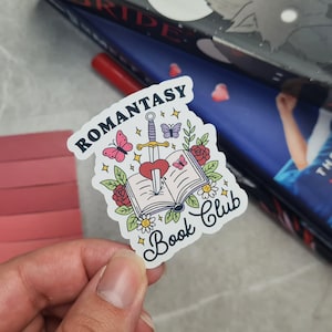 Romantasy Book Club, Bookish Bullet Journal, Bookish Kindle Stickers, Romantasy Bookstagram Sticker Pack, STFUATTDLAGG, Book Lover