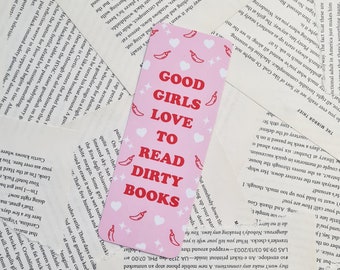 Good Girl Bookmark, STFUATTDLAGG, Cute Smut Bookmark, Aesthetic For Women, Dark Romance Bookish Gift, Romance Bookmark