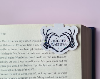 Trigger Warning Magnetic Bookmark, Smut Bookmark, STFUATTDLAGG, Aesthetic Bookmark, Spicy Books, Smut Banned Bookstagram, Cute Bookish Merch