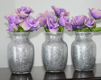 Silver Vases Etsy