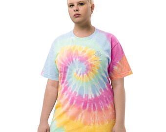 Oversized Heavy-Weight, Tie-Dye, Rainbow, Pastel, Galaxy, Swirl, Unicorn, Festival Shirt, Spiral, (Unisex), Size S - 2X, Ethical Sourcing