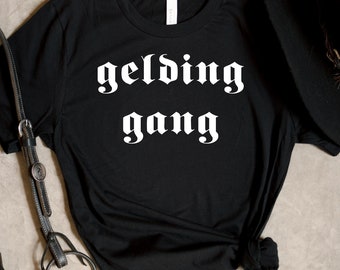 Gelding Gang Tee - Antisocial Equestrian Club