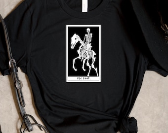 The Fool Tarot Tee - Antisocial Equestrian Club