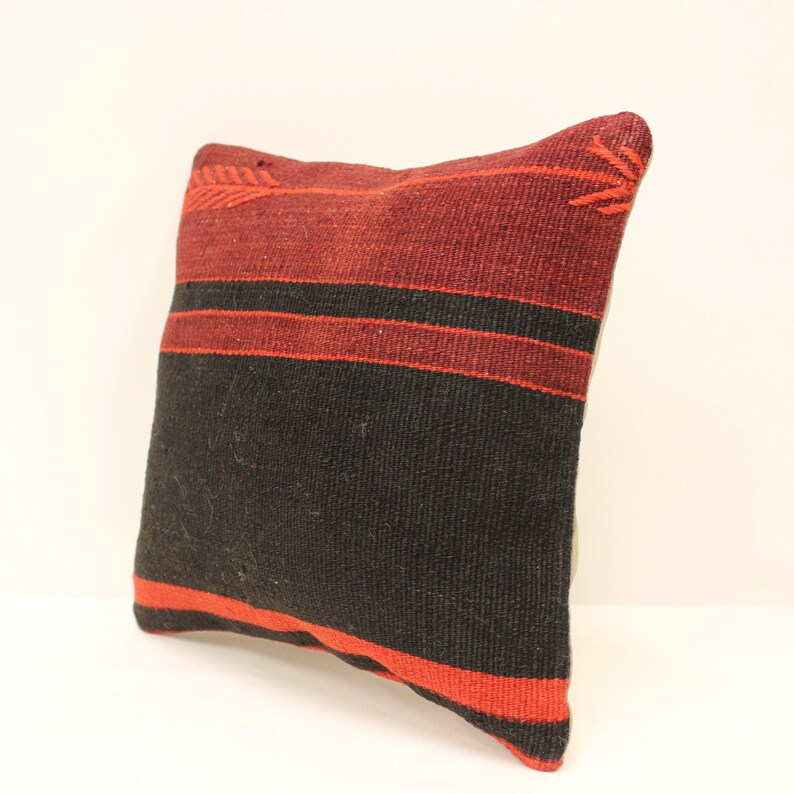 Throw Pillow Cover 12x12 inches 30x30 cm Handmade Cushion Boho Flaming Bedding Pillow Vintage Kilim Cushion Sofa Kissen 4of-630