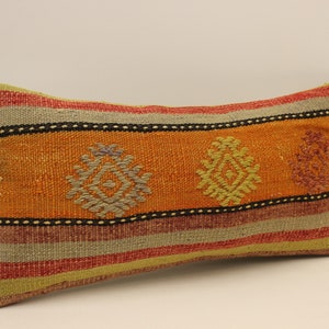 Kilim lombare strutturato, federa 10x20, copertura Boho Accent Sham, cuscino Boho Kilim, cuscino divano, fodera cuscino, decorazioni per la casa 4yef-895