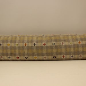 King size pillow cover, 12x48 inch (30x120 cm) Turkish Kilim Bedding lumbar decorative pillow cover, Long Cushion Bolster, 4oyf-864