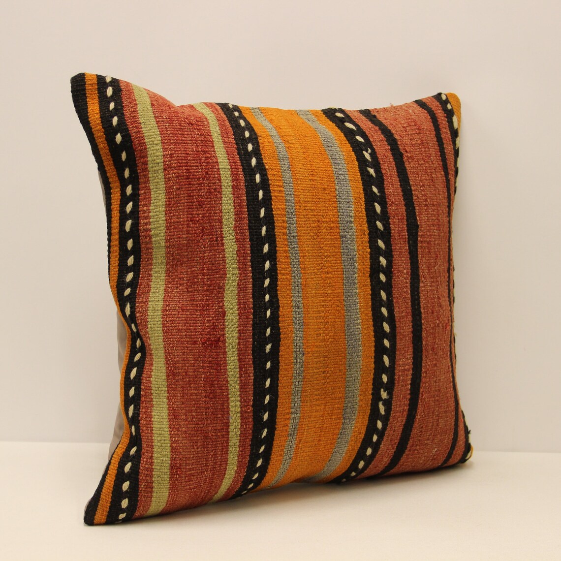 Vintage kilim Pillow covers Boho big pillow 20x20 Bohemian Etsy
