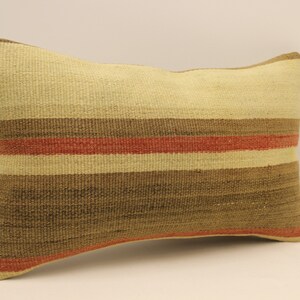 Cuscino decorativo, fodera per cuscino 12x20, cuscino Boho Kilim, cuscino kilim turco intrecciato a mano, cuscino da divano, fodera per cuscino 4oef-1464