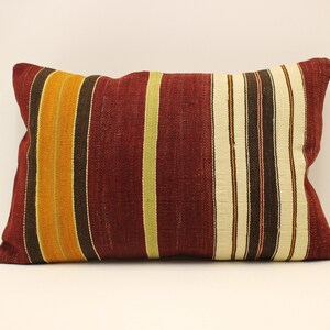 Cuscino Kilim etnico, cuscino Kilim turco 16x24, Kilim vintage, cuscino di lancio, cuscino tribale Boho, cuscino Kilim, Home Decor 4kaf-644
