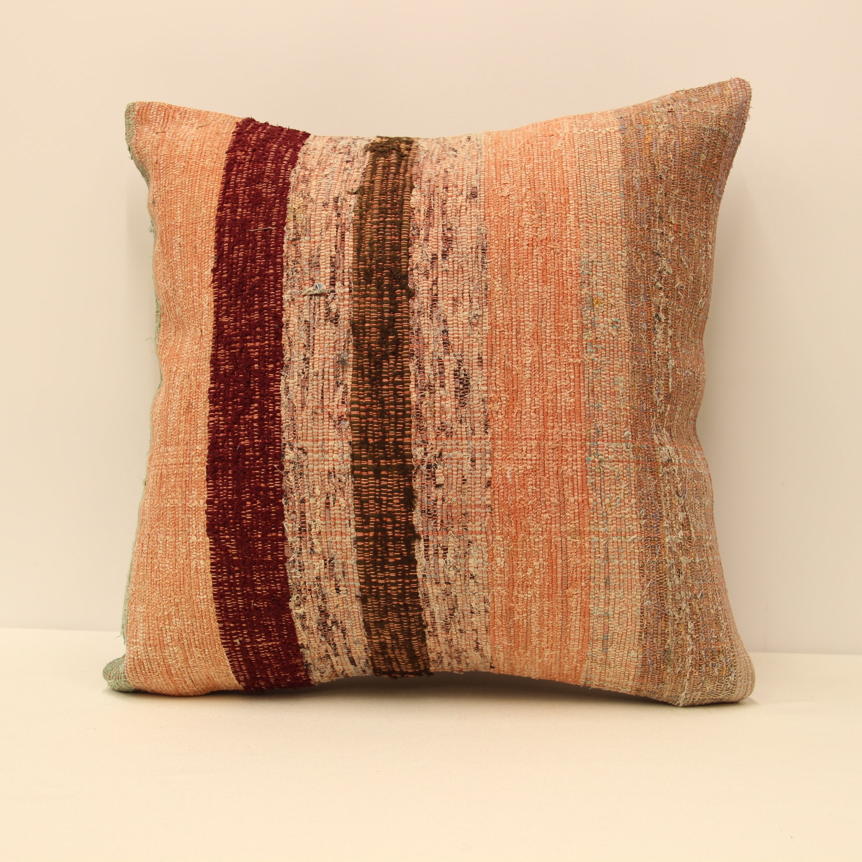 large kilim pillow handwoven pillow bohemian kilim pillow sofa pillow 20x20 bohemian kilim pillow ethnic pillow cushions code \u00e73234