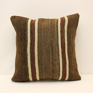 パッチワークキリム クッションカバー：ヴィンテージトルコラグ