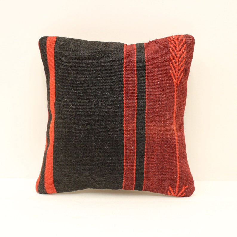 Throw Pillow Cover 12x12 inches 30x30 cm Handmade Cushion Boho Flaming Bedding Pillow Vintage Kilim Cushion Sofa Kissen 4of-630