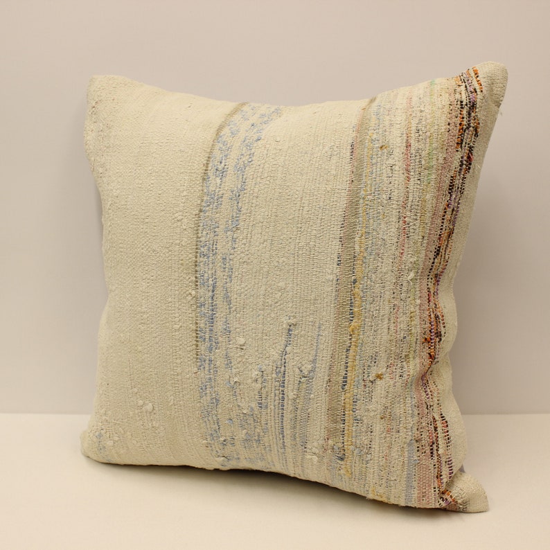 Throw Pillow Cover 24x24 in 60x60 cm Big Sitting Cushion Boho Pillow Turkish Bohemian Pillow Rug Pillow Cover Armchair Pillow Case 4af-389
