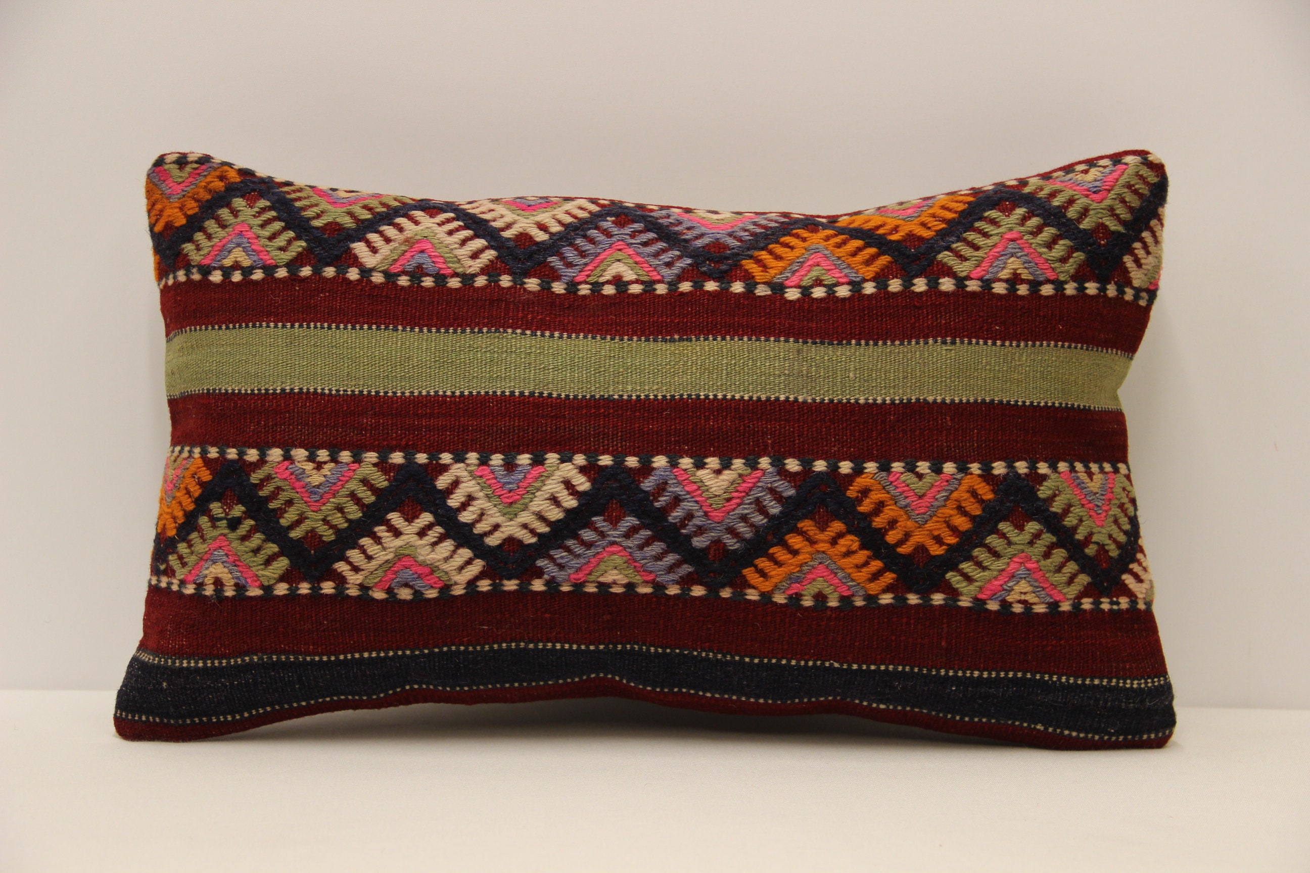 全てのアイテム 12x20 Pillow Pillow,throw Kilim Pillow,vintage Kilim クッション・座布団
