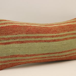 Fodera per cuscino vintage, 10x20 in 25x50 cm, Cuscino da letto lombare marrone nero blu fiammeggiante, Boho Kilim Cuscino Divano Tribal Pllow, 4yef-877