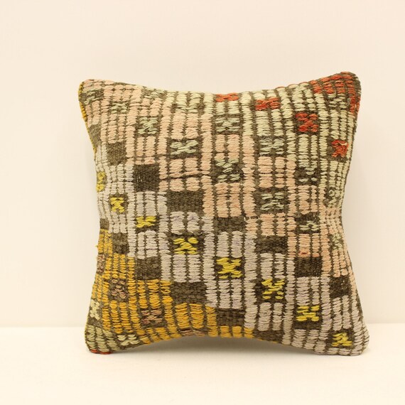 Throw Pillow Cover 12x12 inches 30x30 cm Handmade Cushion Boho Etsy