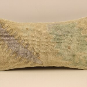 Cuscino Kilim etnico, copertura cuscino 8x16, cuscino decorativo, cuscino Kilim, cuscino tappeto Boho, fatto a mano Kilim lombare 4ykf-78