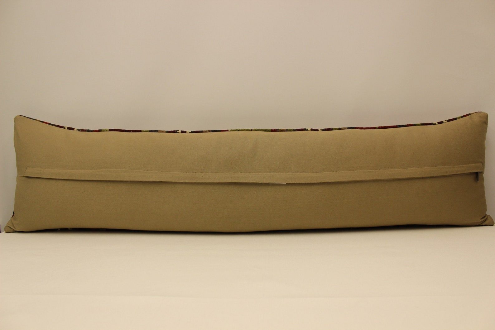 PiccoCasa Zijslaapkussenhoes 50x160 Cm - Zwart Microvezel Met Rits