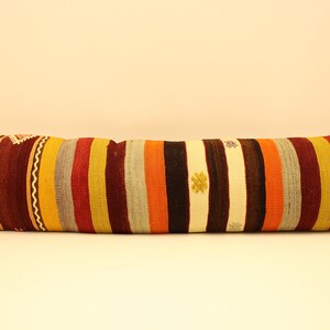 Pillow for Bed,12x48 in, Bedding Pillow,Long Pillow Cover,Exstralong Lumbar Pillow,Vintage Long Lumbar Pillow,Black,Beige,Pillows  4oyf-1344
