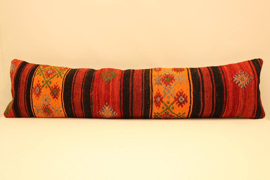 King Size Cushion Cover12x48 In30x120 Cm Bedding Cushion Etsy