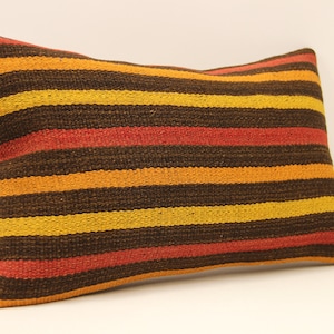 Almohada Boho Kilim, Almohada Kilim 10x20, Almohada Kilim Turca, Almohada Tribal Boho, Almohada De Lanzamiento, Tela Étnica, Funda de Cojín 4oef-642