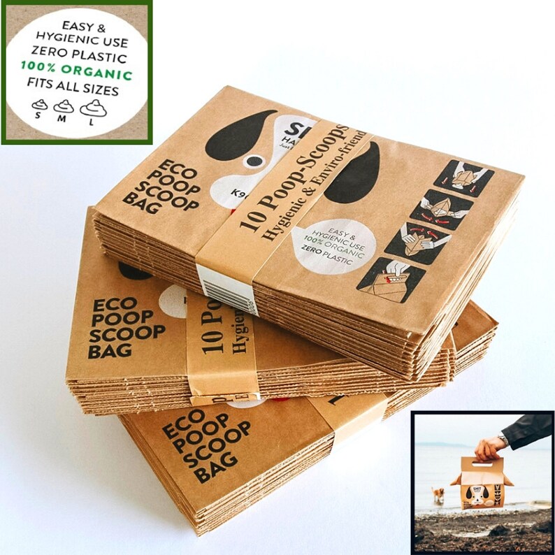 Eco Friendly Dog Poop Scoop Bags Etsy